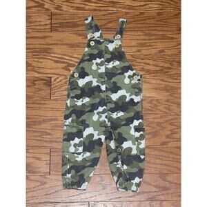 Baby Rebels Unisex Baby Green Camo Camouflage Overalls One Piece, Size 18M